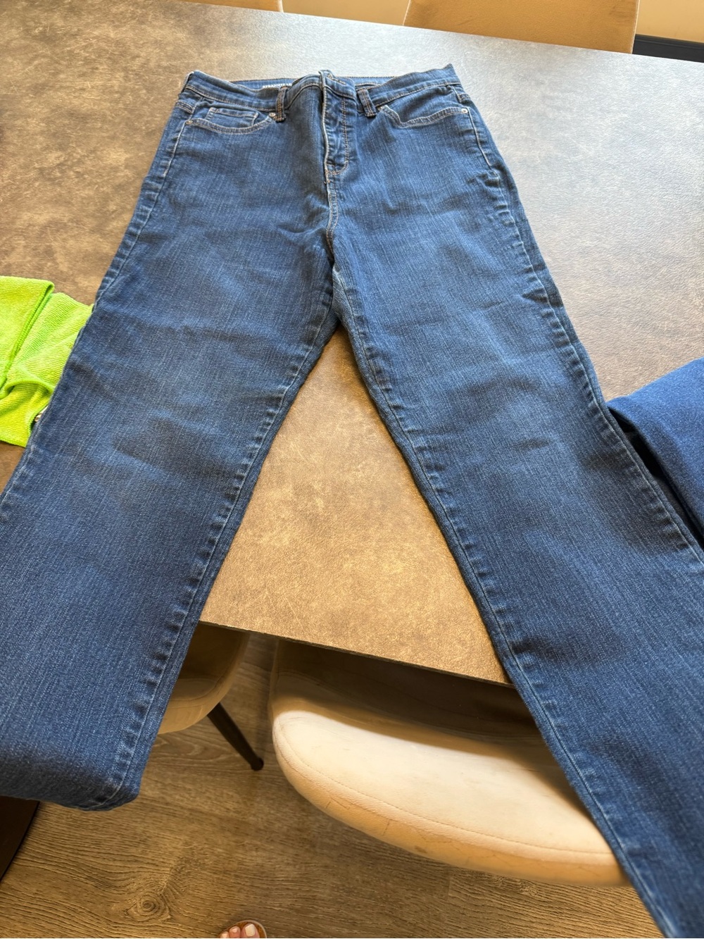 Style & Co. Straight Leg Dark Blue Women's Jeans